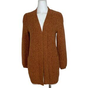 Marine Layer Ontario Cardigan Sweater S Rust Long Sleeves Pockets Fall Fashion